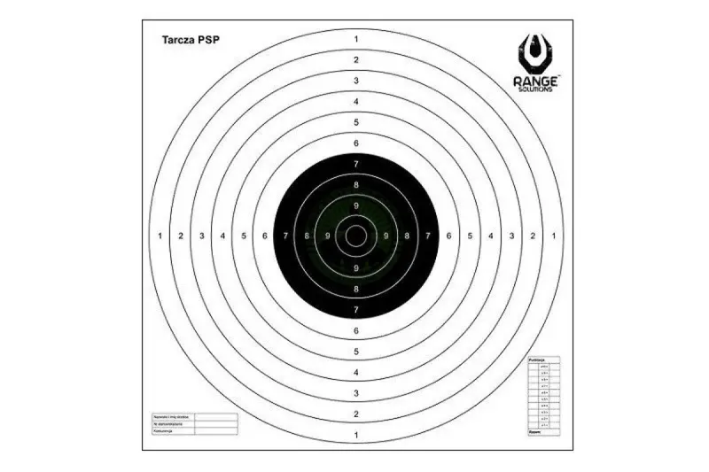 Range Solutions – PSP Shooting Target – 50