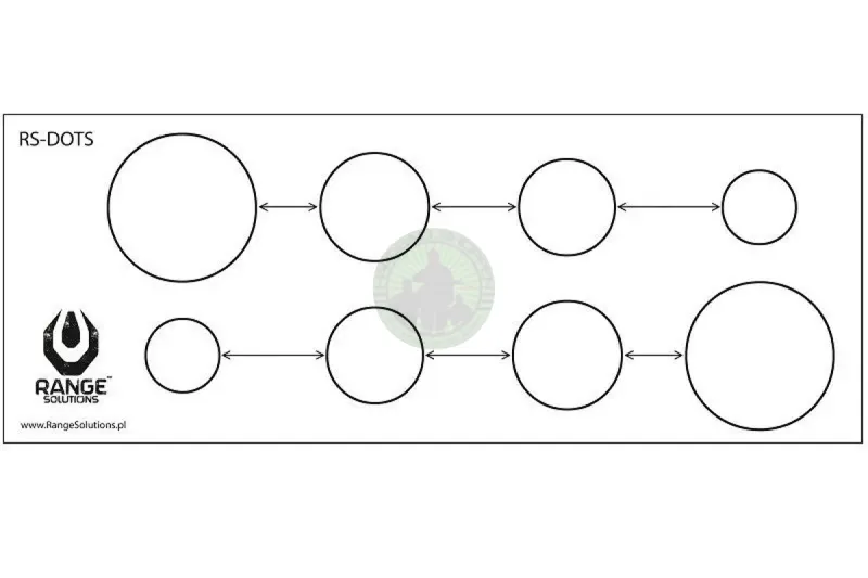 Range Solutions – Dots Shooting Targets – 50