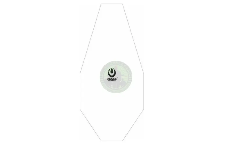 Range Solutions – Alpha Zone Stickers – 50. · Blanco