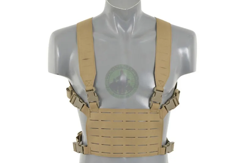 Lightweight Laser-Cut Chest Rig · Tan / FDE