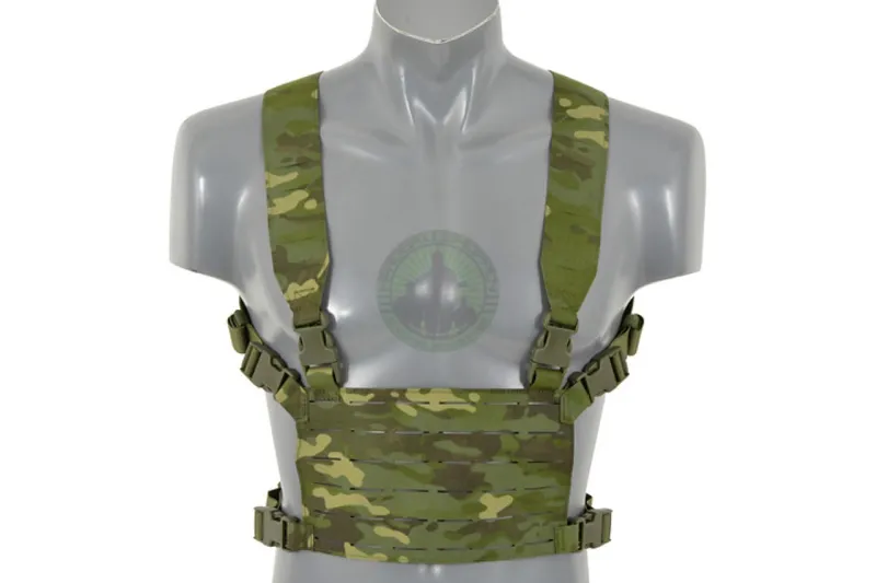 Lightweight Laser-Cut Chest Rig – Tropic · Multicam