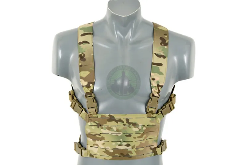 Lightweight Laser-Cut Chest Rig · Multicam