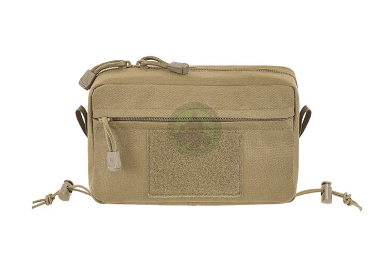 Two-Pocket Utility Pouch with Mounting Panel, Laser Cut · Tan / FDE