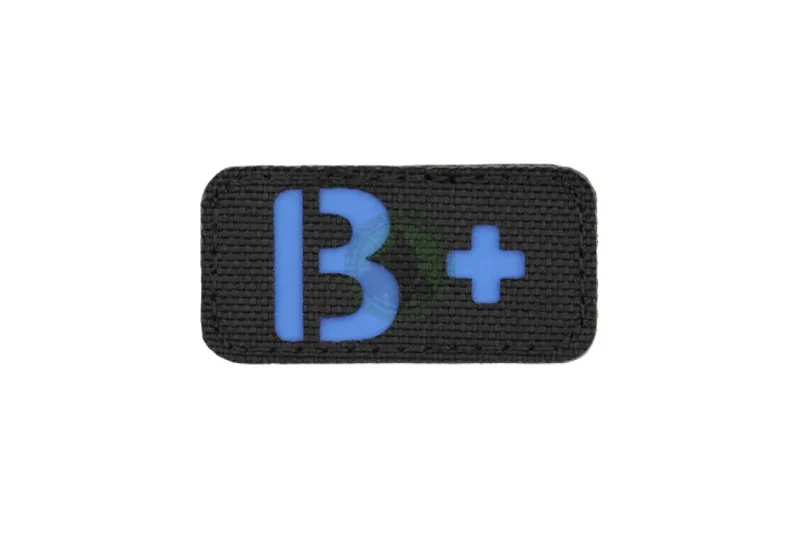 Cut B+ Blood Type Patch · Azul