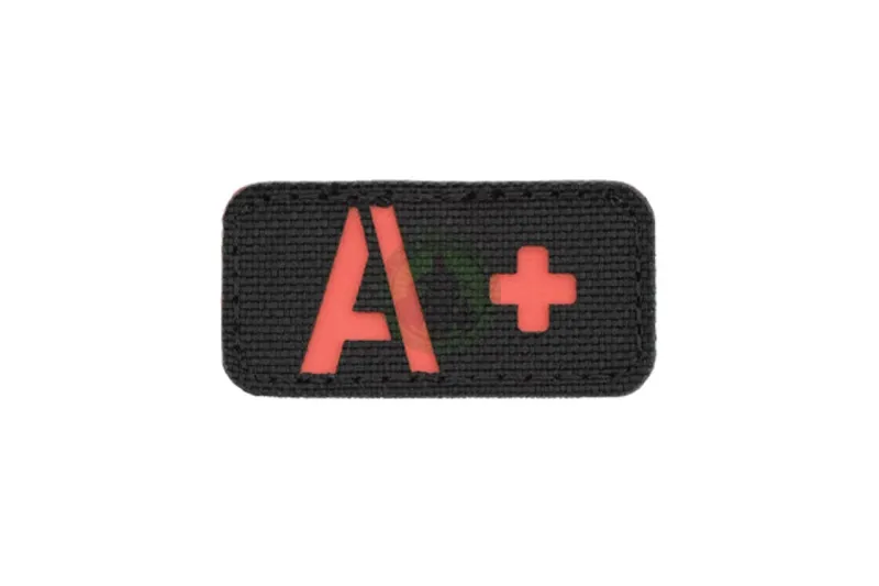 Cut A+ Blood Type Patch · Rojo