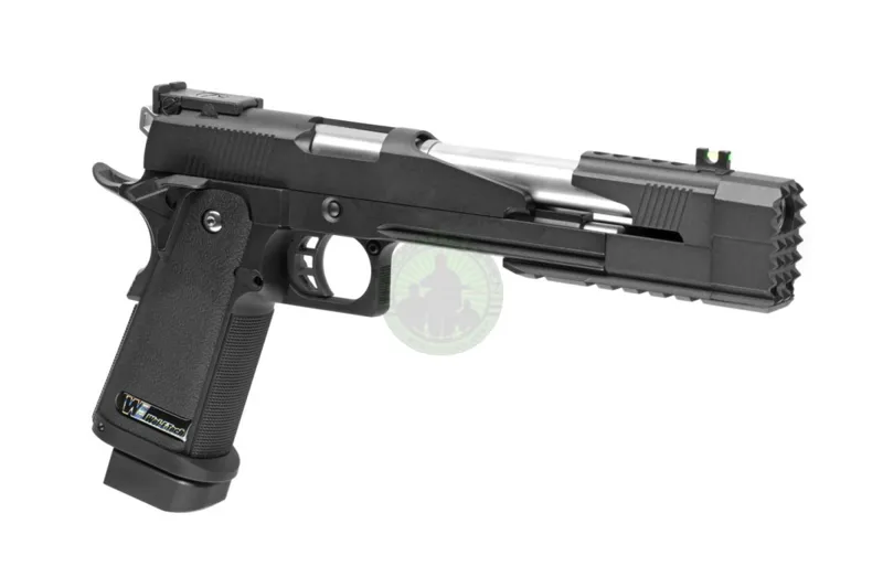 WE – Hi-Capa 7 Full Metal, Sort · Negro