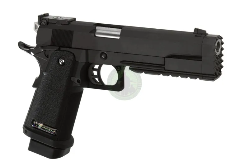 WE – Hi-Capa 5.2 R Full Metal, Sort · Negro