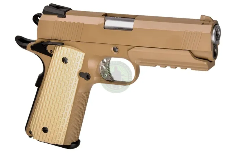 WE – Warrior 4.3 Full Metal, Sort · Tan / FDE