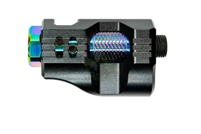 CTM Hi-Capa CNC Aluminum Compensator – Electroplated Rainbow
