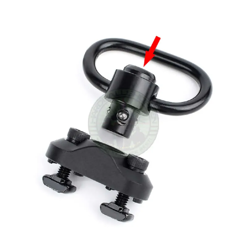 QD Sling Mount for M-LOK and KeyMod · Negro