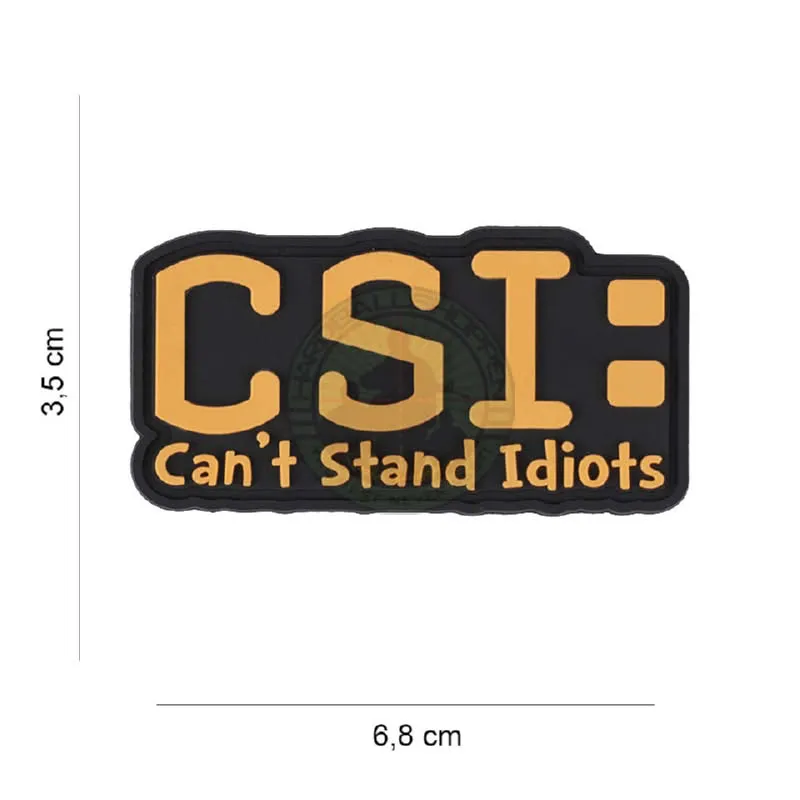 3D PVC, CSI Can’t Stand Idiots