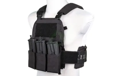 Taktisk Vest, Plate Carrier, VE-75, Sort