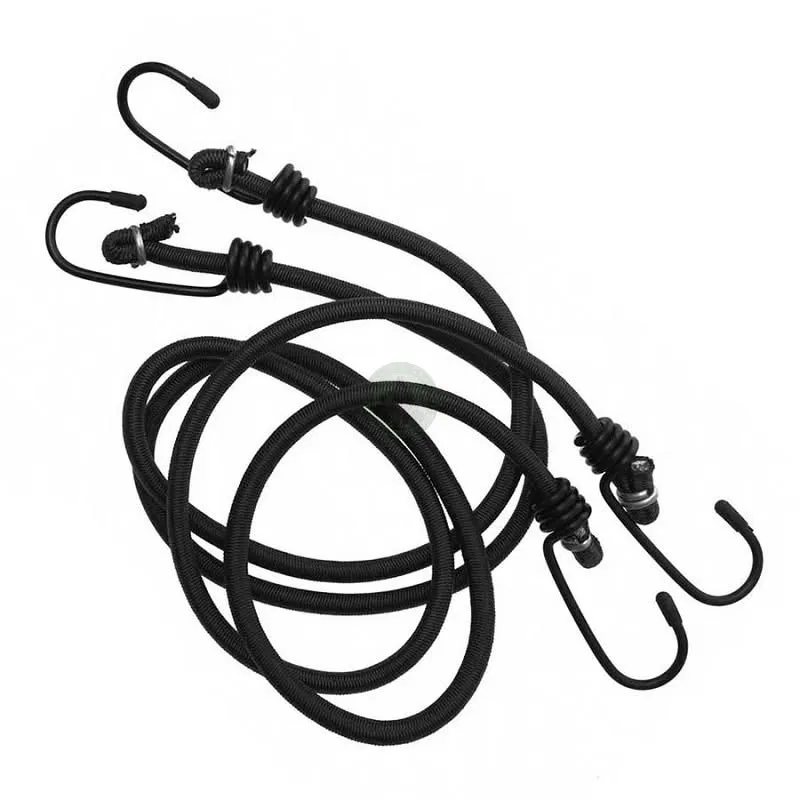 Bagage Elastik, M. Karabinhage, 60 cm, Sort