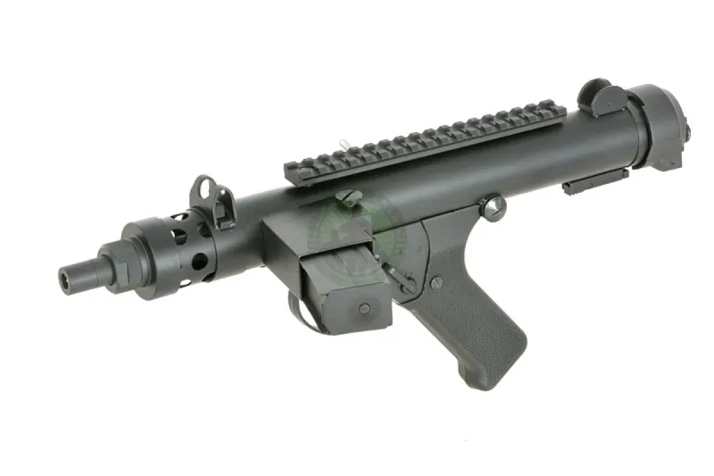 S&T – MK7 Sterling Maskinpistol, Sort · Negro