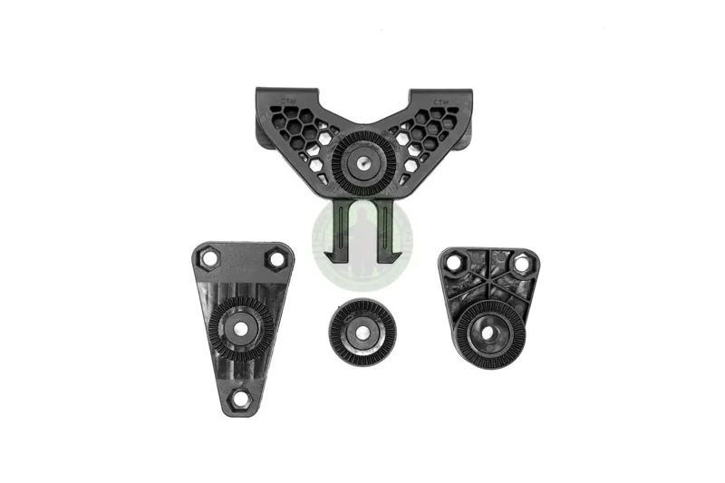 CTM Saf Angle 360° System and MOLLE Panel Kit · Negro