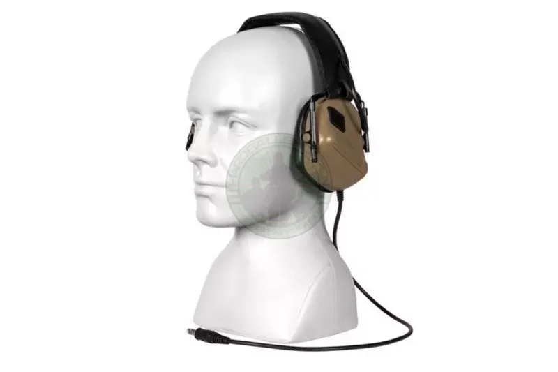 Taktisk Headset ERM · Tan / FDE