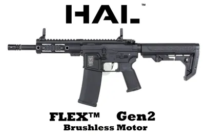 SA-F04-RL Flex™ Bldc™ Light Ops Stock HAL ETU™ Gen. 2, Sort