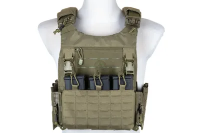 Taktisk QR Plate Carrier Vest, Oliven