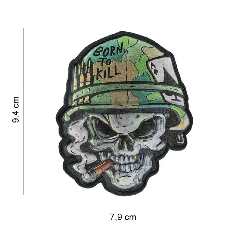 3D PVC, UV Skull Vietnam Ace