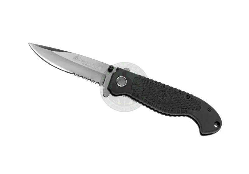 Smith & Wesson – Special Tactical Cktacbs Serrated Folder, Sort Knivblad