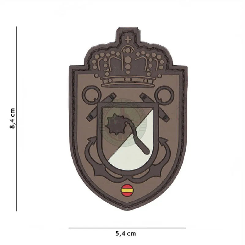 3D PVC, Spanish Crown Shield, Brun