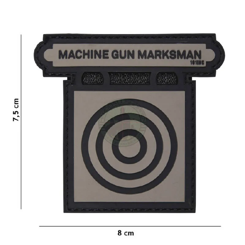 3D PVC, Machine Gun Marksman, Grå/Sort