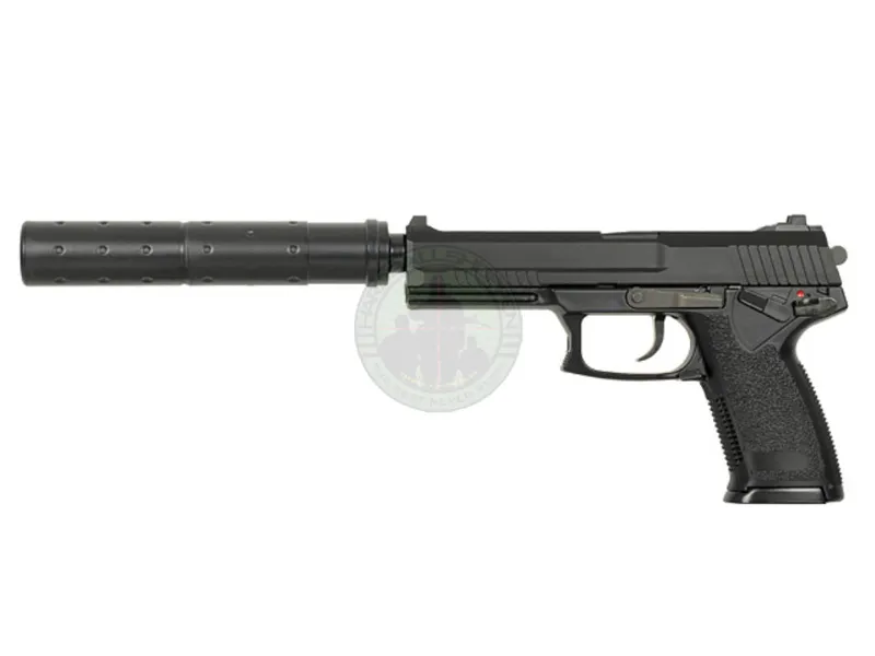 SOCOM Pistol Med Lyddæmper · Negro