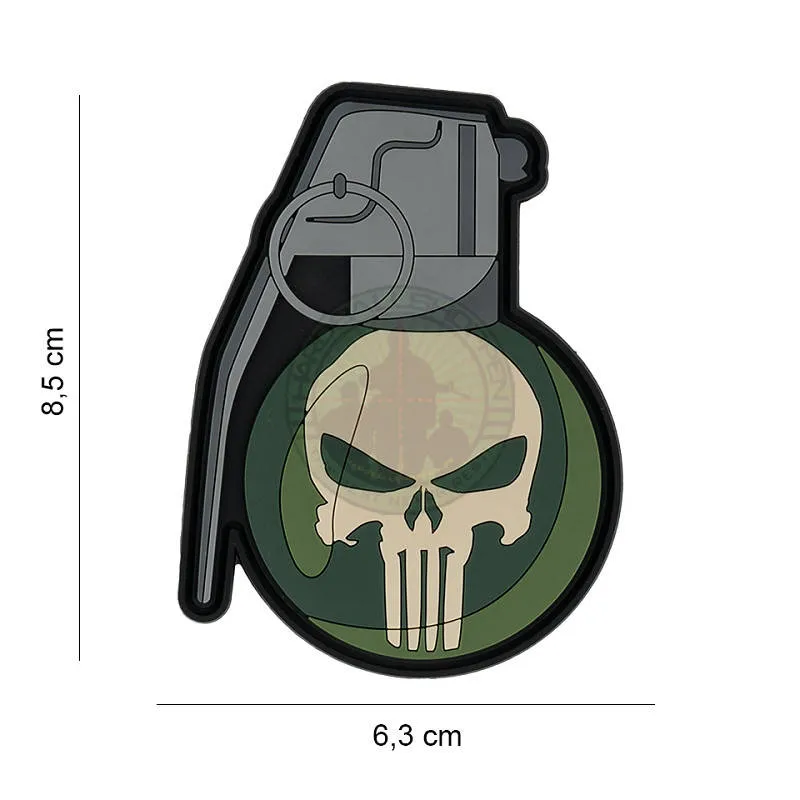 3D PVC, Handgrenade Punish Skull
