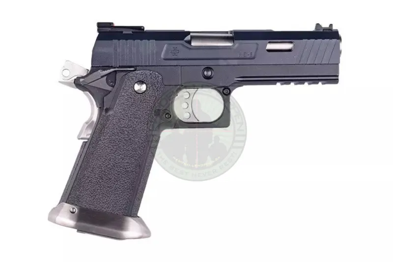 WE – Hi-Capa 4.3 Force Allosaurus, Sort · Negro