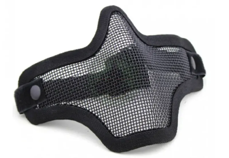 Stålnetmaske, Halvmaske, Sort