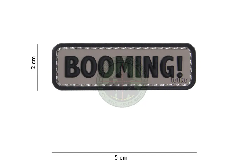 3D PVC, Booming, Grå/Sort