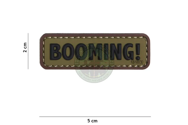3D PVC, Booming, Grøn/Sort