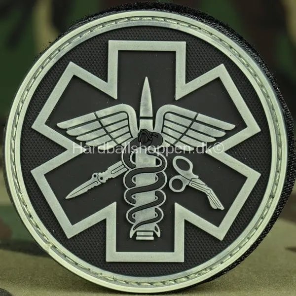 3D PVC, para Medic, Sort-Grå