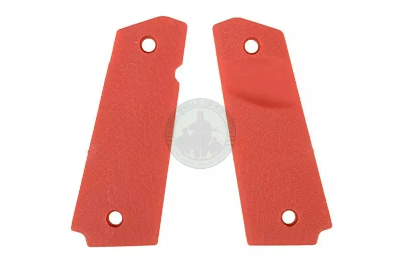 FMA – Grip Panels for Colt 1911, Polymer, Rød