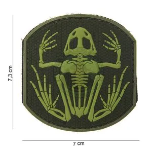 3D PVC, Frog Skeleton, Grøn-Lysegrøn