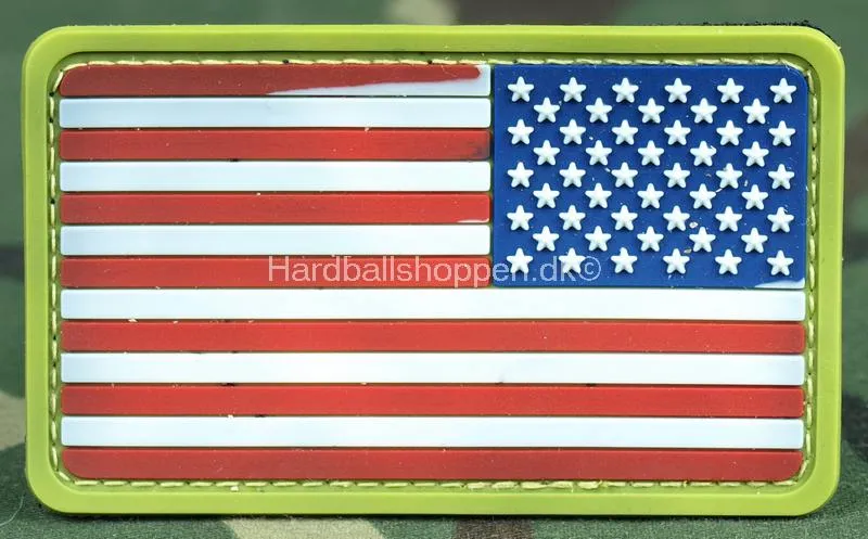 US Flag Rev PVC