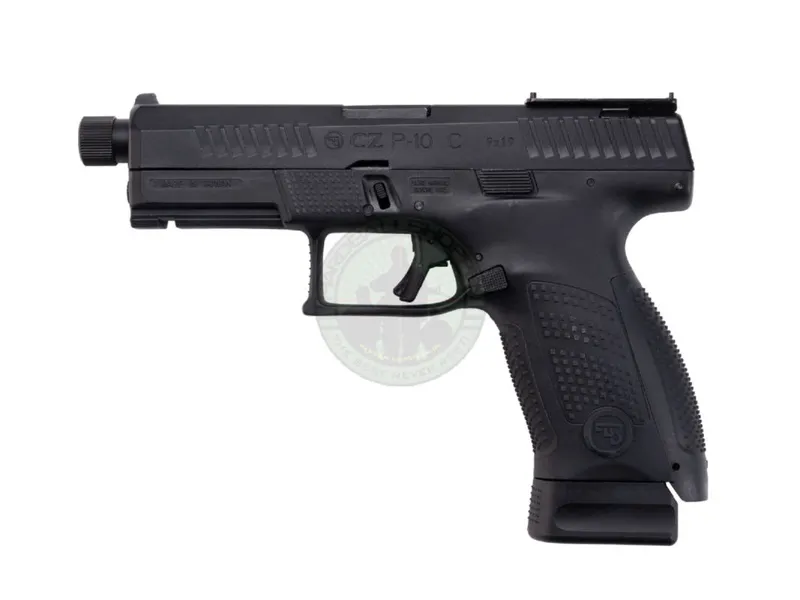 CZ P-10 C, Optics Ready, Threaded Outer Barrel, Sort, CO2