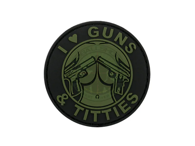 PVC Patch Guns & Titties, Grøn