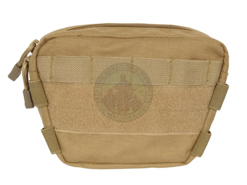 Drop Down Under Zip Pouch for Plate Carrier · Tan / FDE
