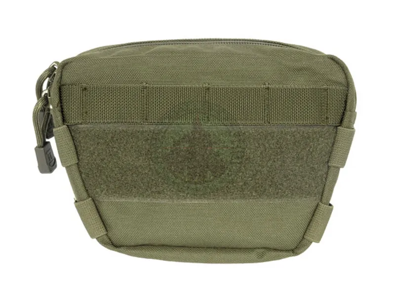 Drop Down Under Zip Pouch for Plate Carrier, Grøn