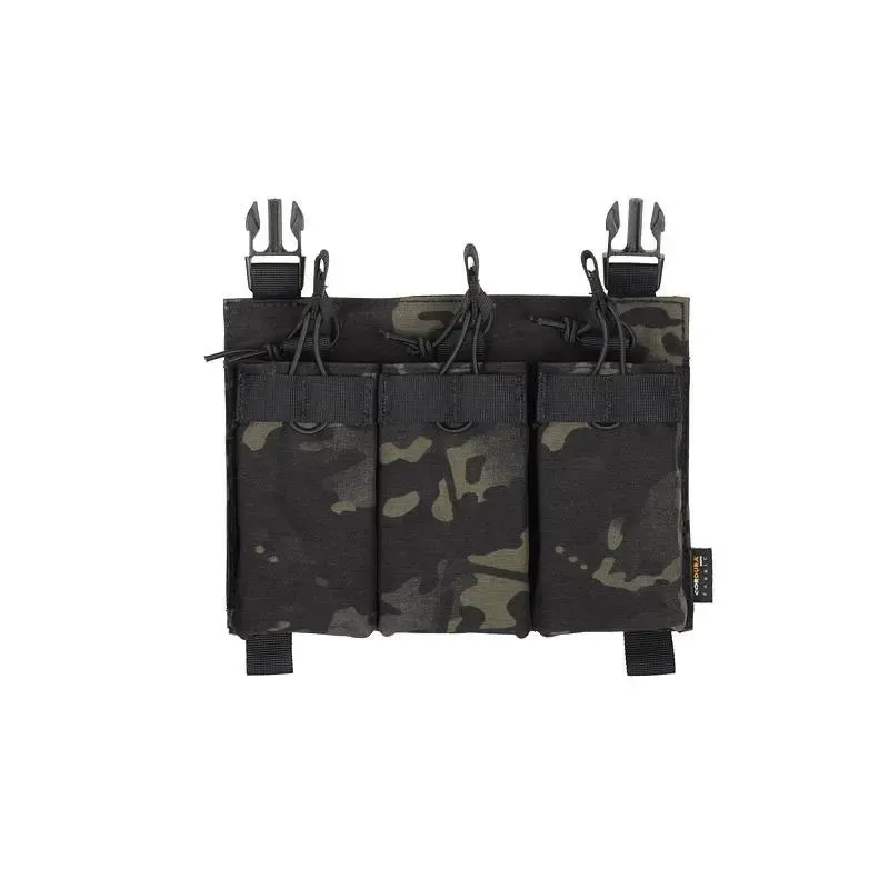 Triple Pouch Clip · Multicam Black