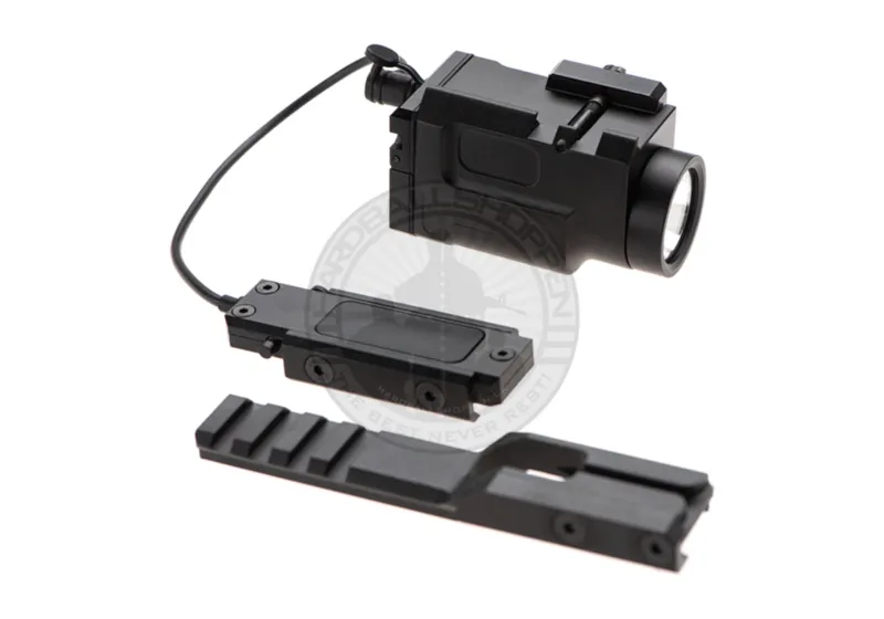 K-2P Flashlight, 500 Lumen, Sort