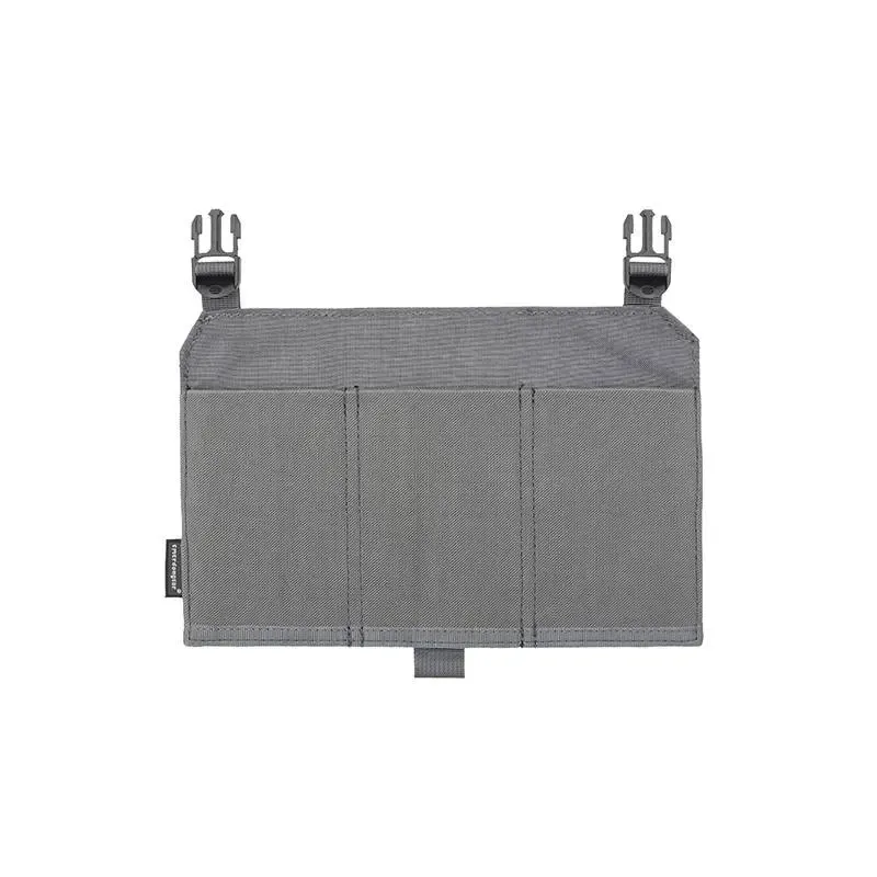 Triple Pouch Elástico · Gris