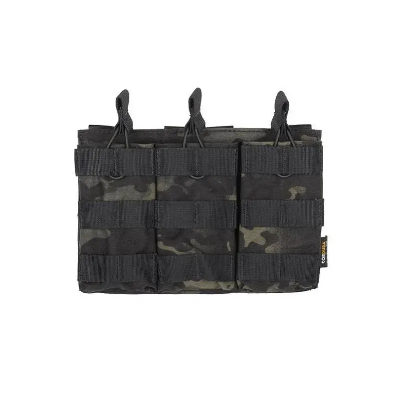 Idogear Triple Pouch M4 Opentop · Multicam Black