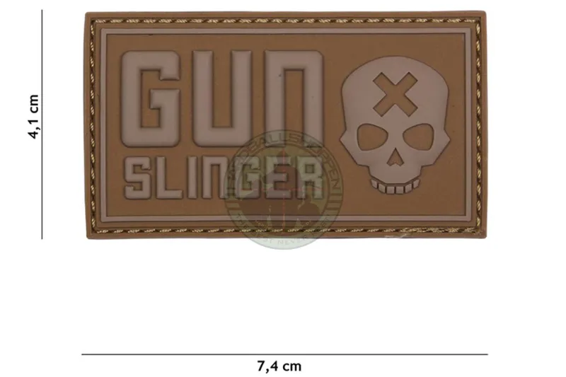 3D PVC, Gun Slinger Skull · Coyote