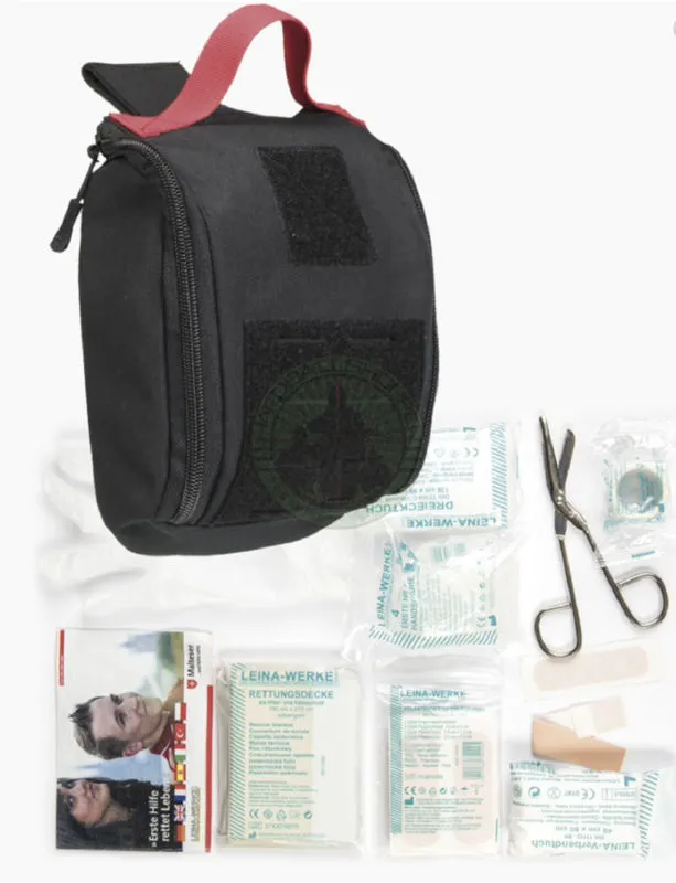 Miltec – IFAK Pouch Laser Cut Inkl. 25 Dele, Sort