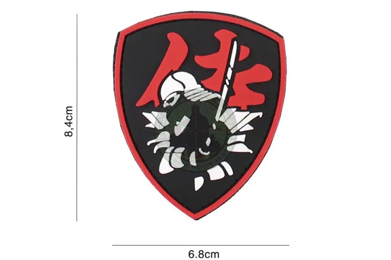 3D PVC, Samurai Shield, Rød
