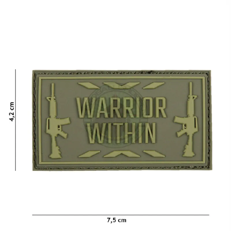 3D PVC, Warrior Within, Grøn