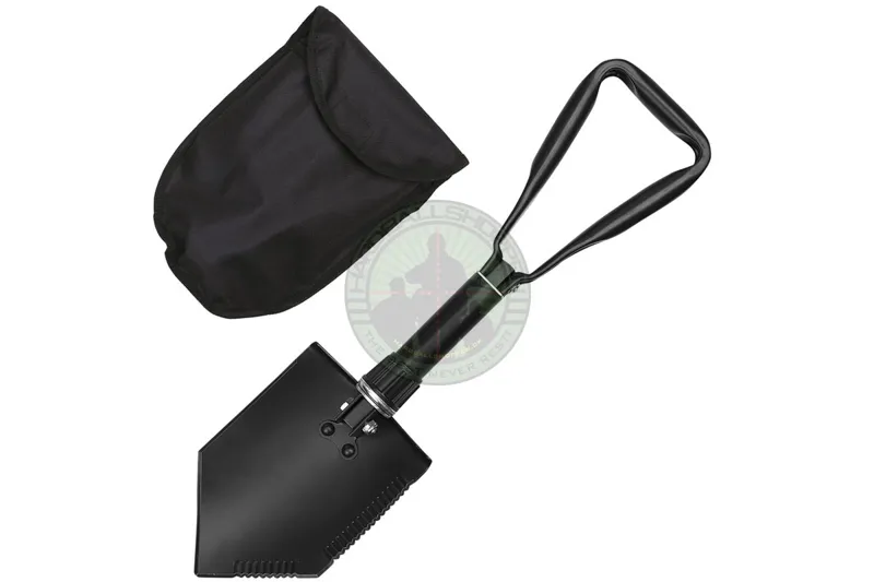 Hbsimp – Foldespade, 3-LEDDET, Med Pose, Sort