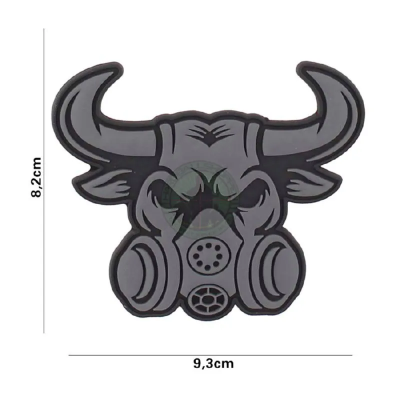 3D PVC, Gasmask Bull, Grå
